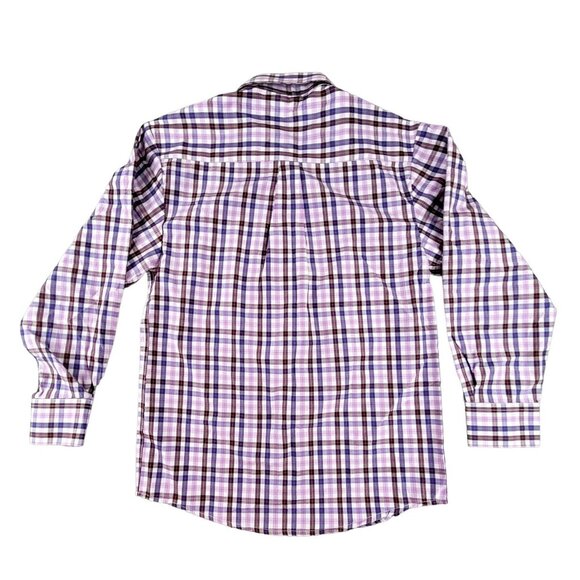 Boys Plaid Shirt size M (10-12)  NWOT Cowboy Style Button Up Long Sleeve  JH1518 - Picture 2 of 4